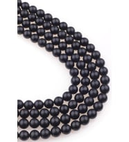10 MM Şungit Taşı Dizi - DZ3842 (Karışık)