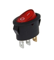 IC-134B Oval Işıklı Soba Anahtarı On Off Aç Kapa Anahtar Düğme