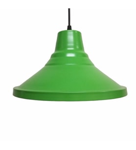 RİOLİGHT RETRO YEŞİL İÇİ BEYAZ TEKLİ METAL SARKIT (Siyah)