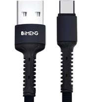 3A UsbA to Type-C Pro Braided Örgülü Data ve Hızlı Şarj Kablosu Siyah