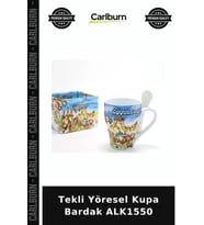 Özel Üretim Hediyelik Mutfak Dekoratif Kahve Keyfi Tekli Yöresel Kupa Bardak ALK1550