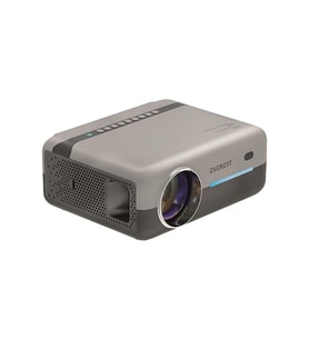 Yüksek Parlaklıklı Tripodlu 1080P Projektör, Gri/Siyah, 8000 Lümen, 1G/8G