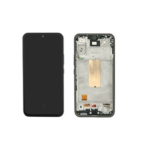 Samsung A546 A54 Lcd Ekran Kasalı Kvk Servis Orjinal - Siyah