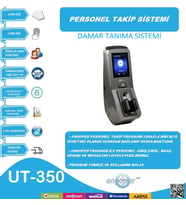 ZKTECO FV350 DAMAR TANIMA PARMAKİZİ PERSONEL TAKİP SİSTEMİ YAZIL DAHİL