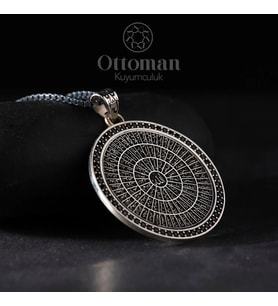 Esmaü'l Hüsna Model Gümüş Kadın Kolye