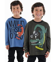 Skate Erkek Çocuk 2'li Paket T-shirt (Çok Renkli)