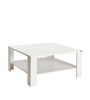 Adore Mobilya New Line Kare Orta Sehpa - Mat Lake Beyaz 90x42x90 cm (GxYxD)