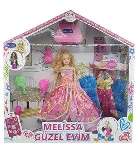 Bebek Yedek Elbiseli Ve Aksesuarlı - 1115-21 - Açık Pembe