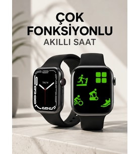Akıllı Saat Tema Değiştirme Uyku Ve Sağlık Takibi Sesli Asistan Bildirim Görme