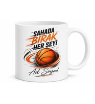 Basketbol Tutkunlarına Özel Kupa Bardak Hediye Baskılı Porselen Mug