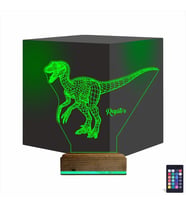 Luvivia Dinozor Raptor 3D Lamba - Masa Gece Lambası