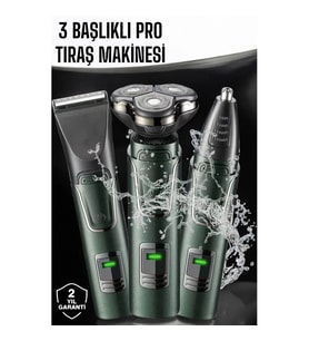 Mey İthalat® Kulak Ve Burun Başlıklı Profesyonel Tıraş Makinesi