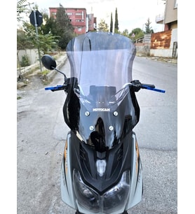 MOTOCAM Altai F1 Max Ön Cam 2021-2026 Model 57cm Füme Renkli 4mm
