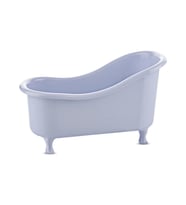 River World Dekoratif Mini Küvet Şeklinde Çok Amaçlı  Banyo Düzenleyici Sepet