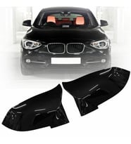 Bmw 1 Uyumlu Serisi F20 Lci 2015-2019 Batman Ayna Kapağı (Parlak Siyah)