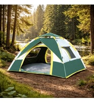 DFT 3 Kişilik Otomatik Çadır 2x1,85x1,30cm - Yeşil-Bej