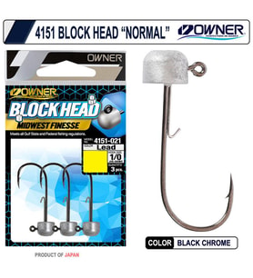 Owner 4151 Block Head Lrf Jighead - 5,4gr