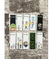 Rick  Karakter Tasarım Renkli Karışık 10 Adet Kitap Ayraç Seti PYTKAYRAC107