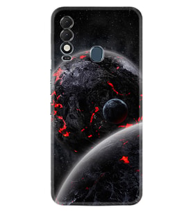 Tecno Spark 8T Kılıf Resimli Desenli Silikon Platinium Series Dark World 1867
