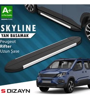 Peugeot Rifter Uzun Şase Skyline Aluminyum Yan Basamak 213 Cm 2019-2023 A+ Kalite