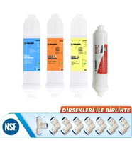 Yaman Group Kapalı Kasa Su Arıtma Cihazları Için 4'lü Inline Filtre Seti