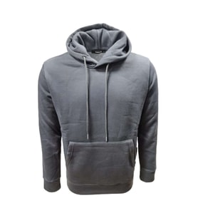 Tarz Cool T01128 Erkek Pamuklu Kapüşonlu Şardonlu Üç İplik Sweatshirt - T01128 - Antrasit - ST01128-Antrasit-S (Antrasit)