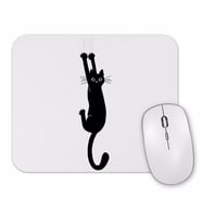 Yaramaz Kedi Black Cat Holding Mouse Pad