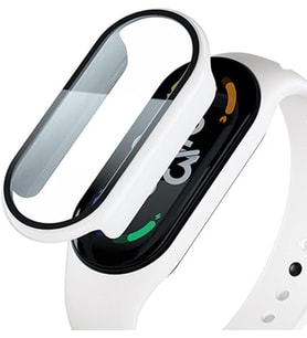 Lexroo Xiaomi Mi Band 7 ile uyumlu Ekran Koruma Tam Kapatan Önü Kapalı Serendipity Tempered Xiaomi