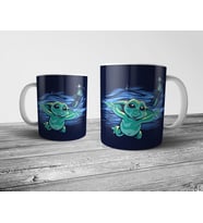 Pixxa Baby Yoda Grogu Nirvana Nevermind - Star Wars Kupa Bardak Model 1