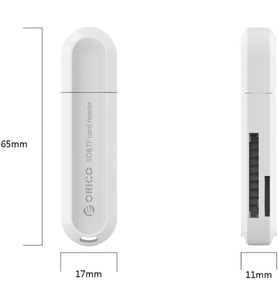 CRS21 USB 3.0 SD TF Micro SD Kart Okuyucu Beyaz