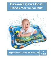 Dayanıklı Sızdırmaz Bebek Aktivite Oyuncağı BPA İçermez Emekleme Zamanı Yatak Minder Su Oyun Matı
