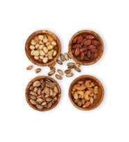 Zeytin Çerezlik 4'lü Set 5 cm (Kahverengi)