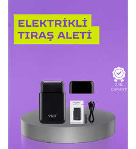 Kart Tasarımlı Şarjlı Tıraş Makinesi 2 Başlıklı Hassas Kesim