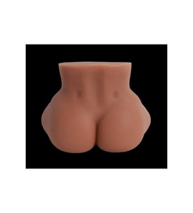 Erkek Kalça Penis Titreşimli 10 Modlu Type Gerçekçi Mastürbatör Manken Esmer 4 Kg