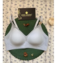 Aurora İthal Buz İpek (İce-Silk) Ultra İnce Rahat Nefes Alır Görünmez Lazer Dikişsiz Sütyen (Buz Mavisi)