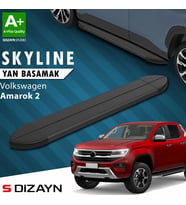 VW Amarok 2 Skyline Siyah Yan Basamak 203 Cm 2023 Üzeri A+ Kalite