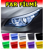 NKT GROUP Sarı Far Stop Filmi Folyosu Kaplama Şeffaf Dayanıklı Kaliteli 1 Metre
