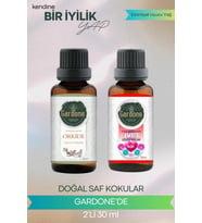 Yasemin + Amber ( Oda Kokusu Aroma Terapi Buhurdanlık / Difüzör Yağı ) Set 2 Adet x 30 ML