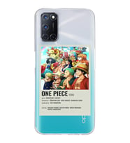 Oppo A52/A72/A92 Uyumlu One Piece Desenli Şeffaf Telefon Kılıfı