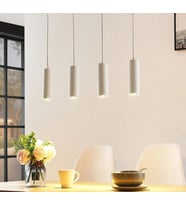 MYLIGHTS 4 LÜ BEYAZ SIRALI MASA ÜSTÜ  LEDLİ SARKIT AVİZE ( EV İŞYERİ YADA CAFE)