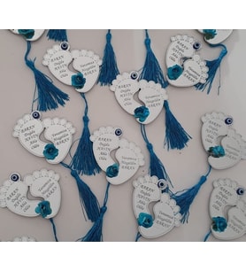 Kişiye Özel Pleksi Bebek Magnet Hatıra (Altın)