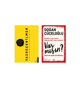 Vazgeçebilmek + Var Mısın ?- 2 Kitap Set - Iş Bankası Özel Set Vazgeçebilmek Kitabı