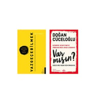 Vazgeçebilmek + Var Mısın ?- 2 Kitap Set - Iş Bankası Özel Set Vazgeçebilmek Kitabı
