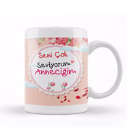 Anneler Günü Annelere Hediye 050 Kupa Bardak Porselen
