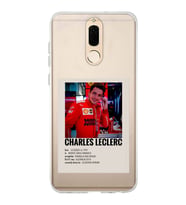Huawei Mate 10 Lite Uyumlu Charles Leclerc Desenli Şeffaf Telefon Kılıfı