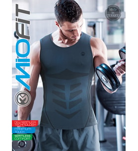 Erkek Breathable Mesh Dikişsiz Spor Atlet (Lacivert)