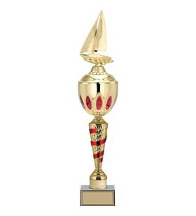 ODAK KUPA - Figürlü Kupalar - Yelken Figürlü Kupalar FG-086 C - 58 cm