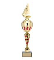 ODAK KUPA - Figürlü Kupalar - Yelken Figürlü Kupalar FG-086 C - 58 cm