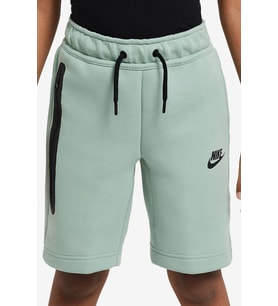 Nike Sportswear Tech Fleece Unisex Kid's Short Çocuk Fermuar Cepli Şort Yeşil