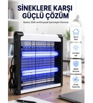 Kimyasal İçermeyen UV Işıklı Elektrikli Sinek ve Böcek Öldürücü